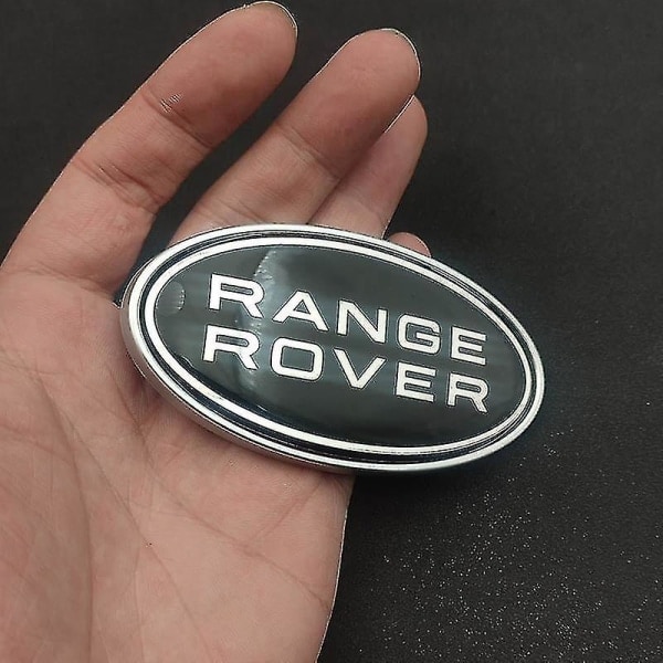 3D-logotyp klistermärke för Range Rover-bokstäver, emblem för bilens främre huv, för Range Rover Sport Evoque L322 L320 L406 P38 tillbehör Trunk badge
