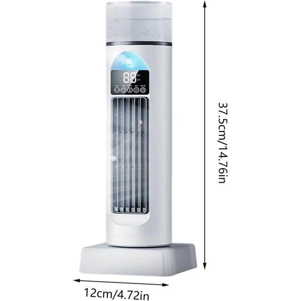 Tornfläktar för sovrum – Smart och tyst golvfläkt, 120° oscillation, 6 hastigheter