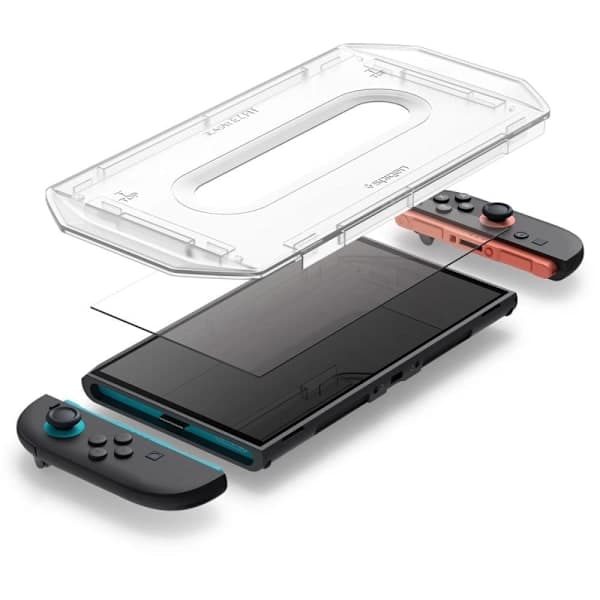 Spigen Nintendo Switch 2 -näytönsuoja GLAS.tR EZ Fit 2-pakkaus
