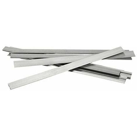 10 stk. 82 mm x 5,5 mm HSS vendbare høvlblade til Bosch Black Decker Mafell