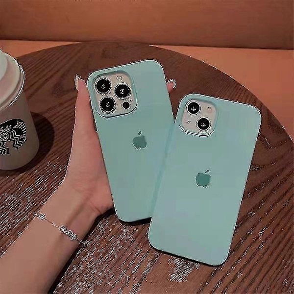 Silikonskal för iPhone 13 Light turquoise