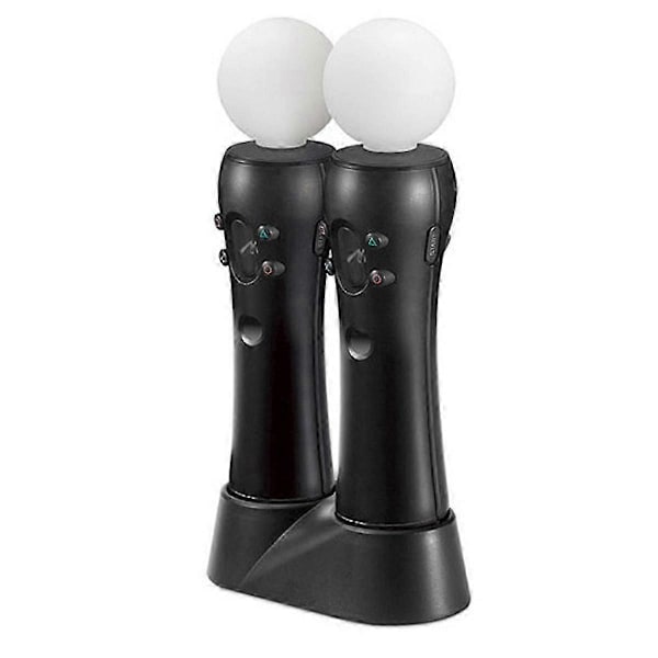 PS4 VR Move Motion Controllers med Dubbelladdare - Förbättrade Spelkontroller för Virtuell Verklighet