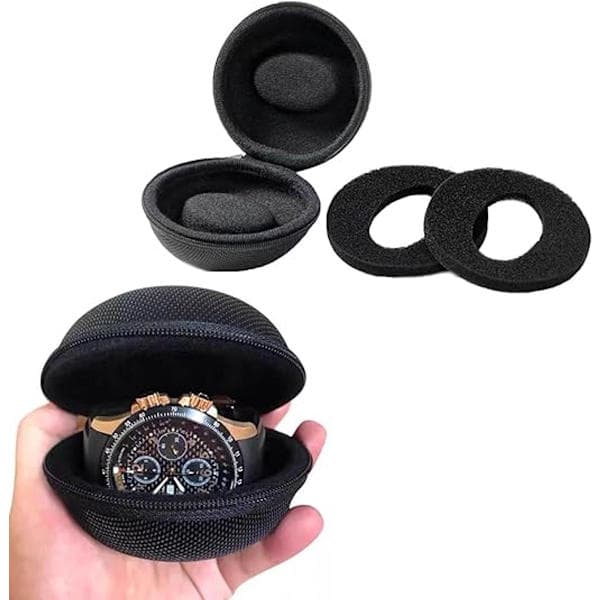 2-pack klocklåda - 10*10*5 cm - Förvaringslåda för klocka/smartwatch på resan