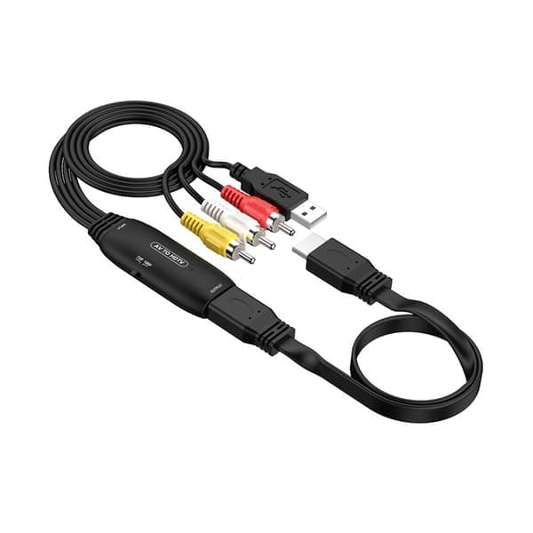 AV til HDMI-omformerkabel - RCA Kompositt til HDMI-adapter med USB-strøm 76