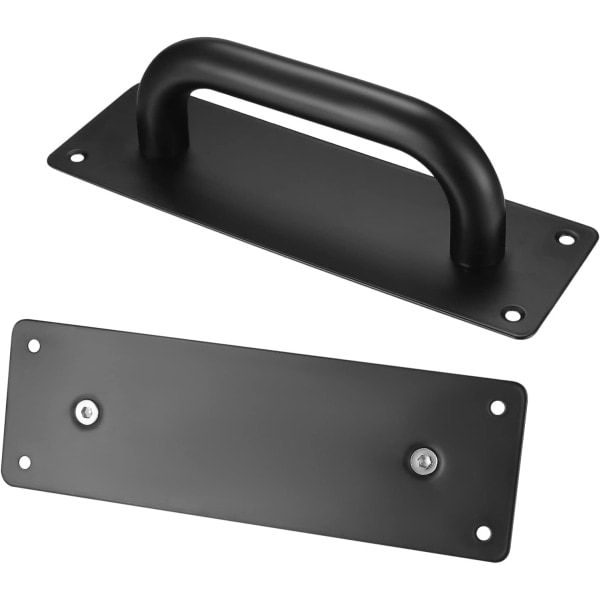 Sett med 2 (200x65 mm) skyvedørhåndtak, rustfritt stål skap D