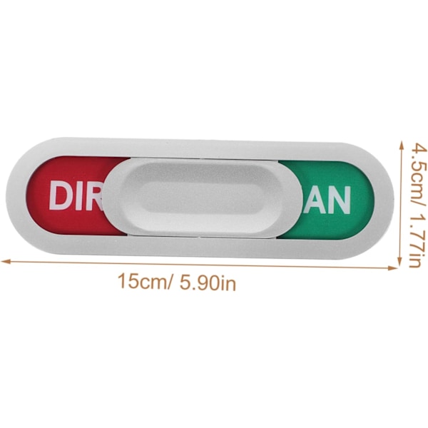Diskmaskin Rengöringsskylt Indikator Smutsig Dekal Magnet Hem