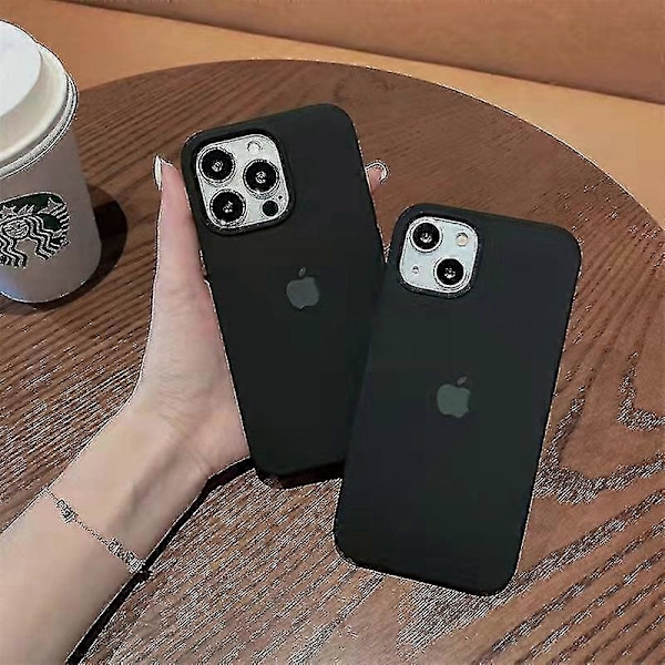 Silikonskal för iPhone 13 Black