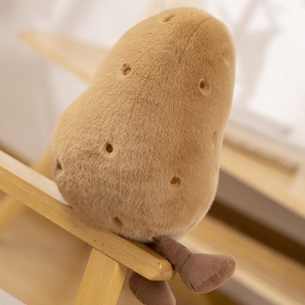 Stora Potatis Gosedjur - 24cm Sammetspotatiskuddar Fluffiga Leksaker för Pojkar och Flickor