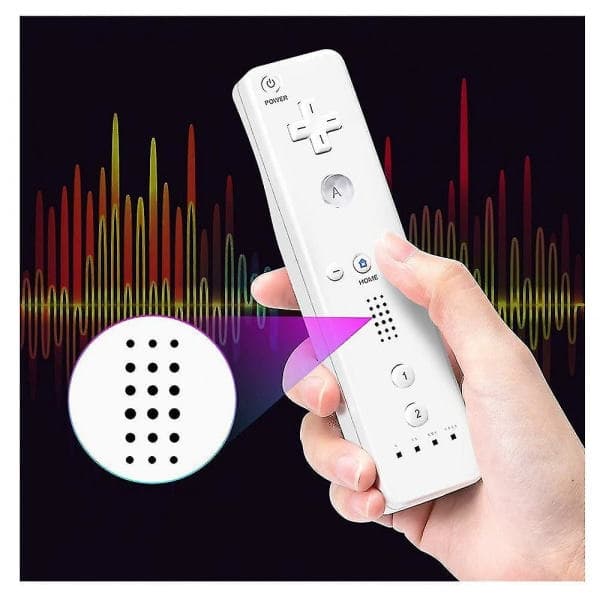 Wii Remote til Nintendo Wii og Wii U-konsol (hvid)