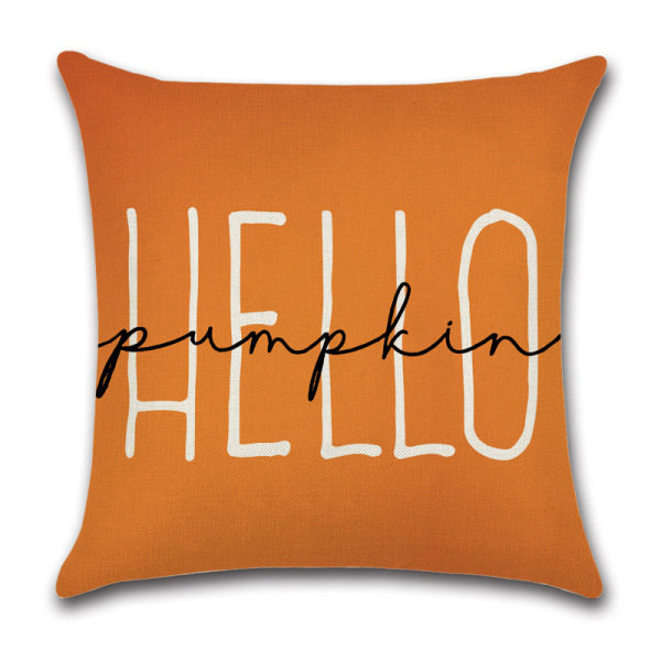 Päällinen 4 osaa Kotelo 45*45cm Kurpitsa Vaahteranlehti Oranssi Päällinen Sohva Olohuone