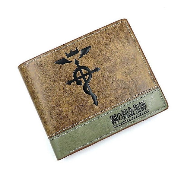 Lompakko Anime Attack On Titan PU-nahka Miesten lompakko Jiyuu no Tsubasa Lyhyt lompakko Fullmetal 1