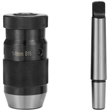 Integrert borechuck med MK2-B16 skaft + 1-16mm B16 selvstrammende chuck