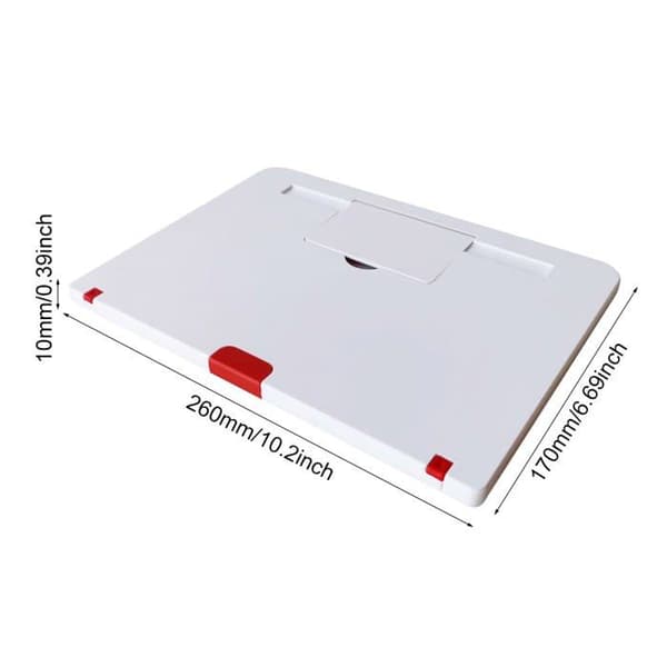 Vikbar 30,5 cm mobiltelefonskärmförstorare - 3D HD mobiltelefonställ (vit)