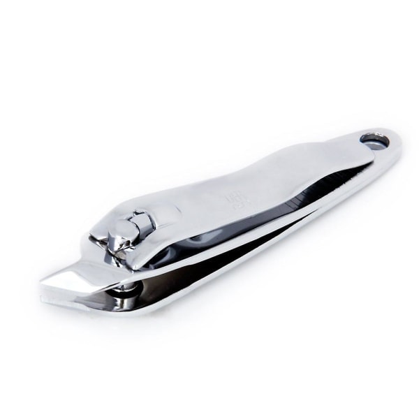 Nagelklippare med snedställd kant Nagelklippare Cilppers Fingernagel tånagel silver