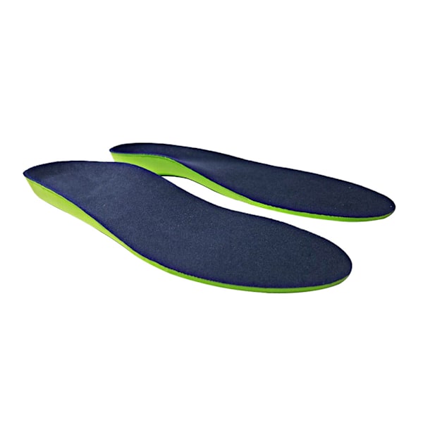 Plantar Series Ortopediska Inlägg för Plattfot, Plantar Fasciit, med Stödfunktion för Fotvalvet Green M