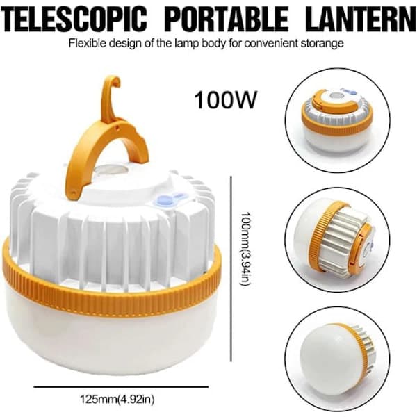Campinglys - LED-teltlys for leir - Lette utendørs teltlys