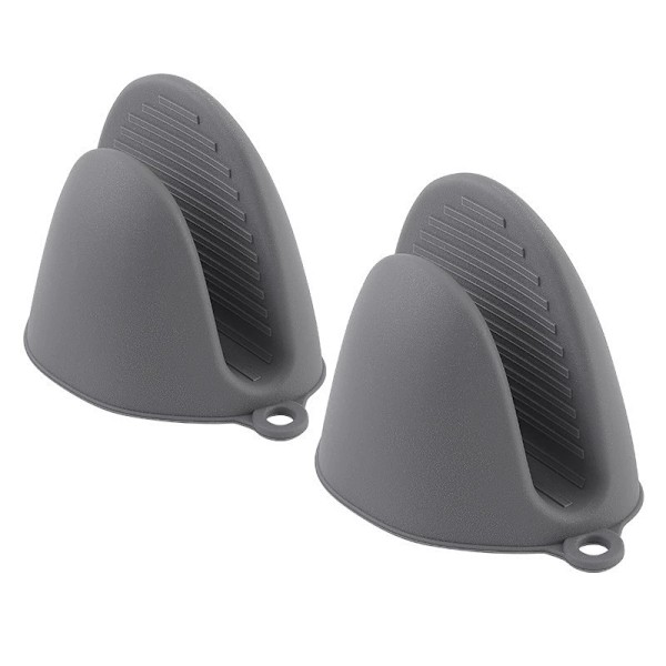 Silikon Grytekluter for Airfryer, 1 Par Tykke Mini Grytehansker Varmebestandige for Grill, Matlaging, Baking
