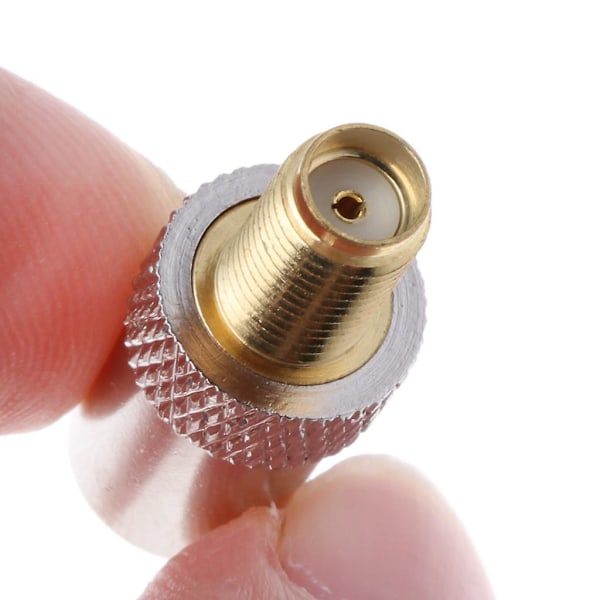 SMA Hun-stik til TV IEC Han-stik Koaksial Adapter RF-stik Nikkelbelagt