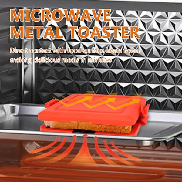 Toast sandwich maker, mikroovnstoaster, multifunktionel minitoaster