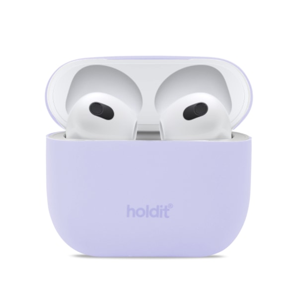 Holdit Silikonetui AirPods Gen 3 Nygård Lavender Lavender