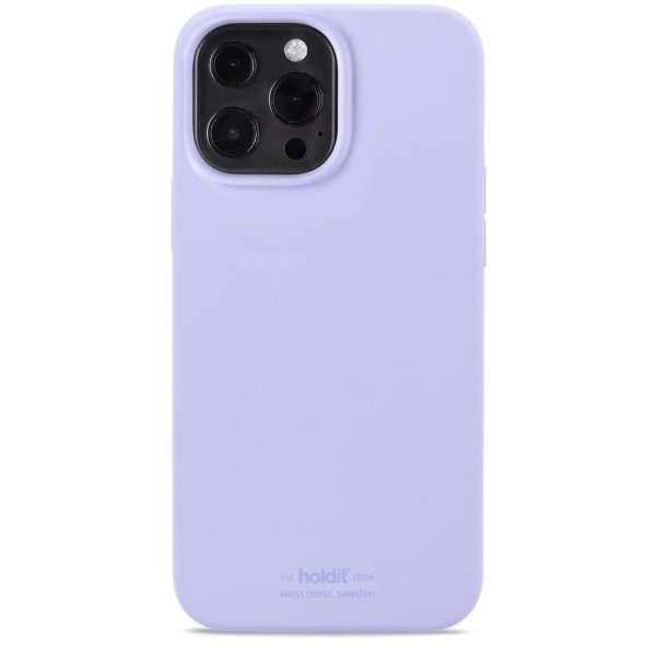 Holdit Silikone Cover til iPhone 13 Pro Max Lavendel