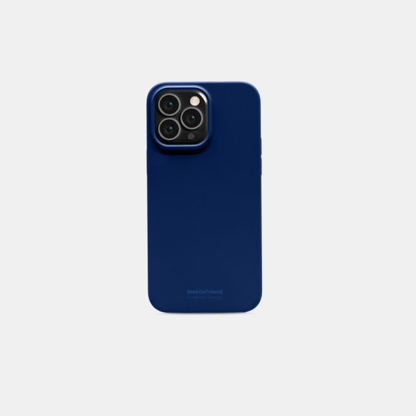MobileFriend Silikone Case iPhone 15 Pro Max Marineblå