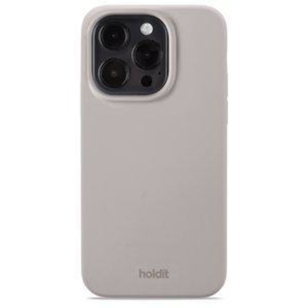 Holdit Silikone Cover til iPhone 14 Pro Taupe