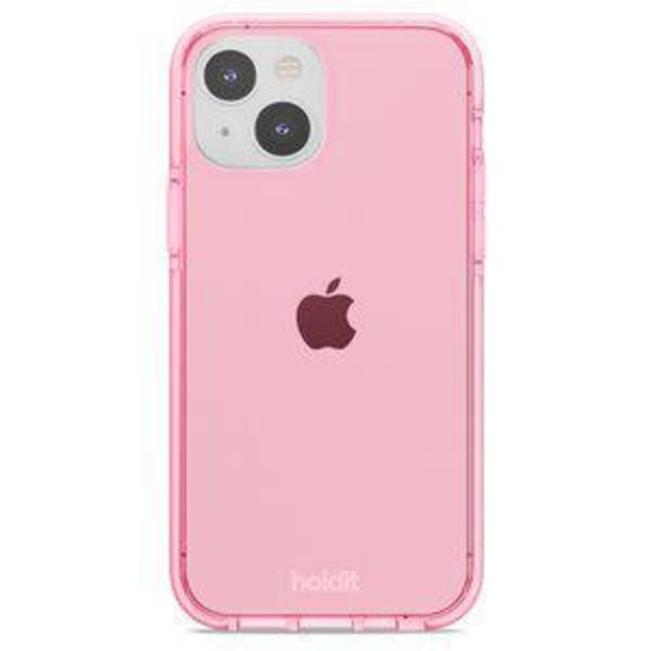 Holdit Mobilskal Seethru iPhone 14/13 Bright Pink