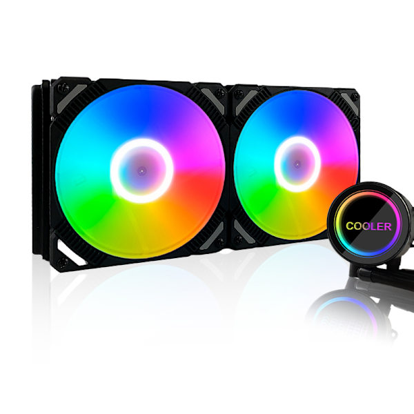 AiO Cooler RGB 240mm Sort