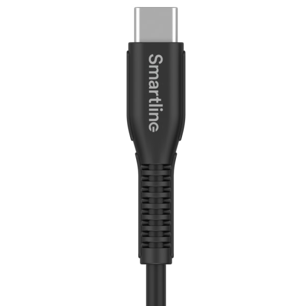 SmartLine USB-C/USB-A2.0 Strong cable 2m Black