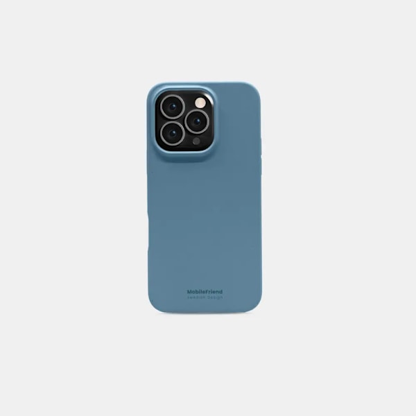MobileFriend Mobilskal Silikon iPhone 16 Plus Pacific Blue
