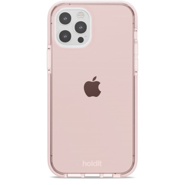 Holdit Seethru Mobilskal iPhone 12/12 Pro Blush Pink