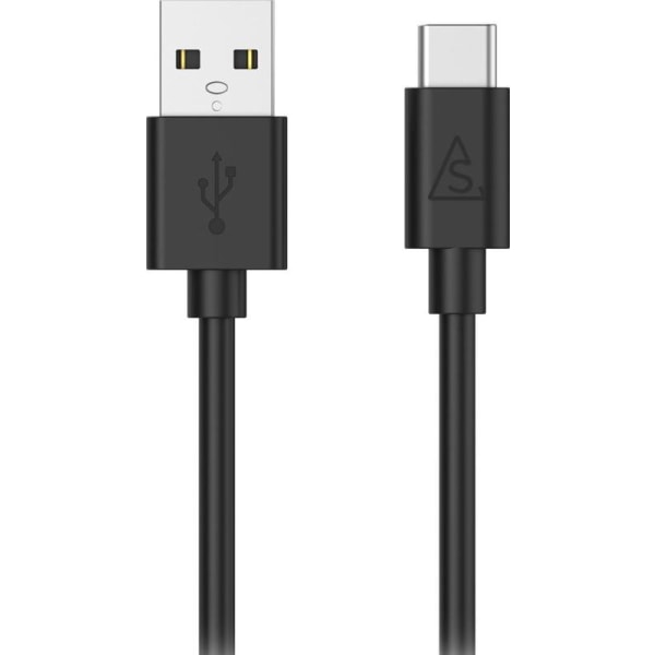 Kabel USB-A 2.0/ USB-C 2.0 2M Svart