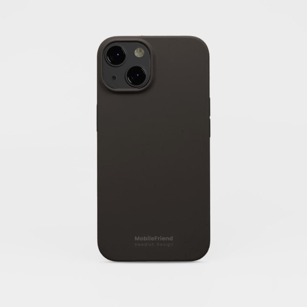 MobileFriend Mobile Case silikoni iPhone 14/13 musta