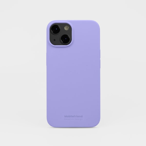 MobileFriend Silikone Case iphone 15 Plus Lavendel