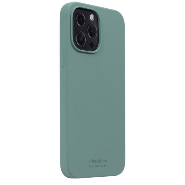 Holdit Silikone Cover iPhone 13 Pro Max Moss Grøn