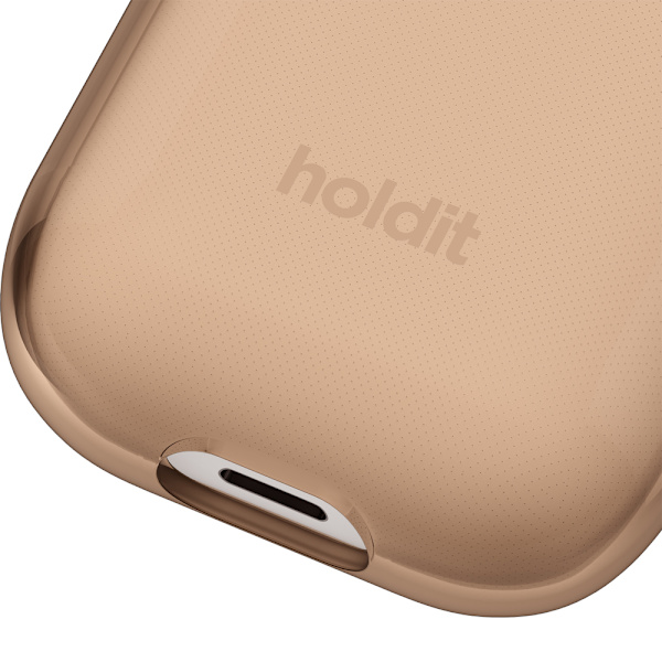 Holdit Seethru Case AirPods mørkebrun