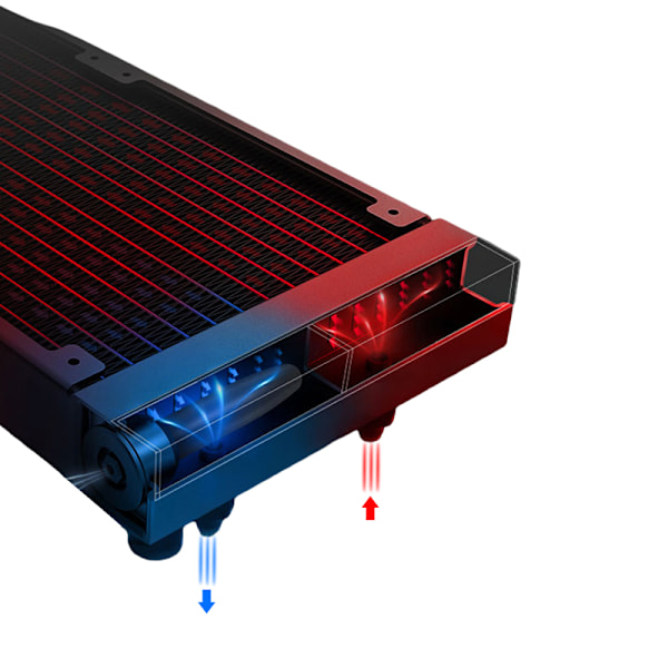 AiO Cooler RGB 240mm Sort