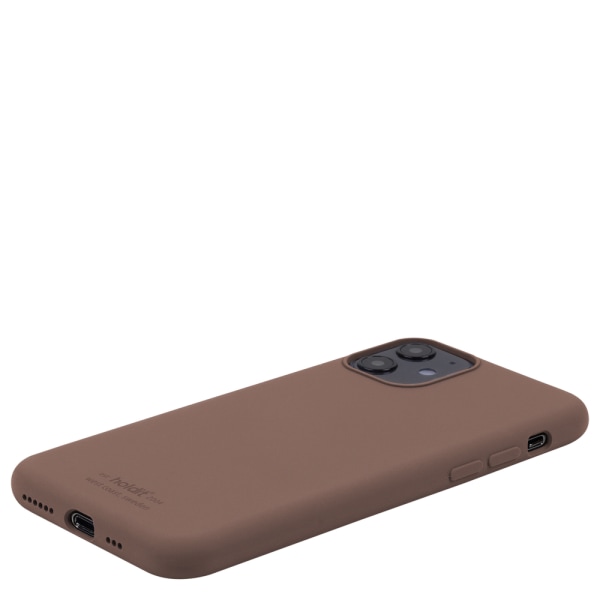 Holdit Silicone Case iPhone 11 Dark Brown