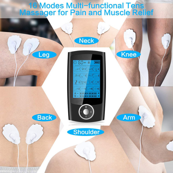 Muskelstimulator Tens EMS Elektrisk Puls Massage - 10st Pads