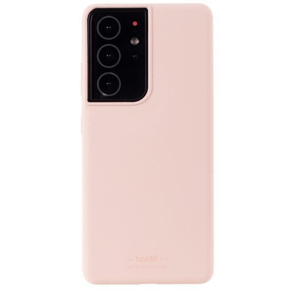 Silikonikotelo Galaxy S21 Ultra Blush Pink