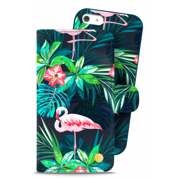Holdit Plånboksfodral iPhone 5/5S/SE London Flamingo