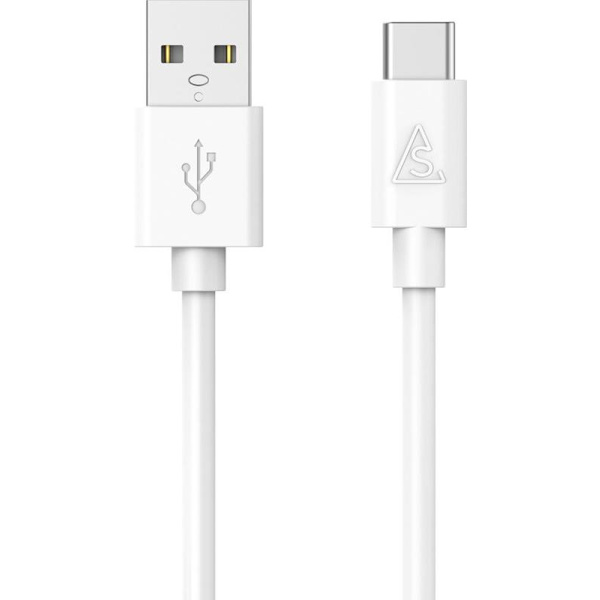 Kabel USB-A 2.0/ USB-C 2.0 3M Vit