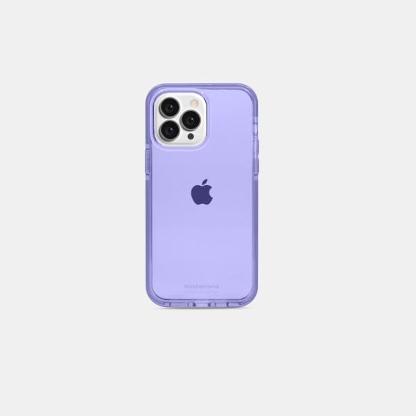 MobileFriend SeeThrough Case iPhone 15 Lavender