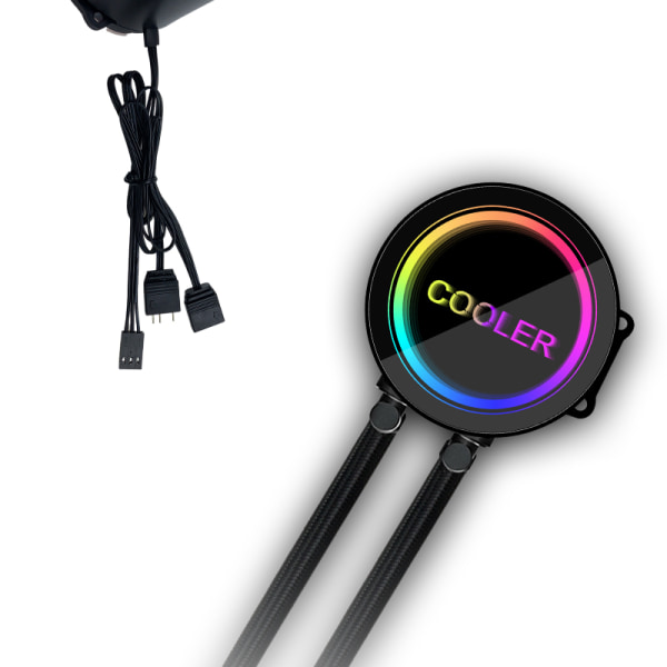 AiO Cooler RGB 240mm Sort