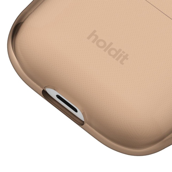Seethru-kotelo AirPods Gen 3 - Tummanruskea