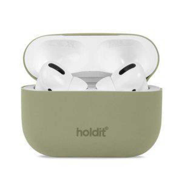 Holdit Silicone Case AirPods Pro Nygård Khaki Green