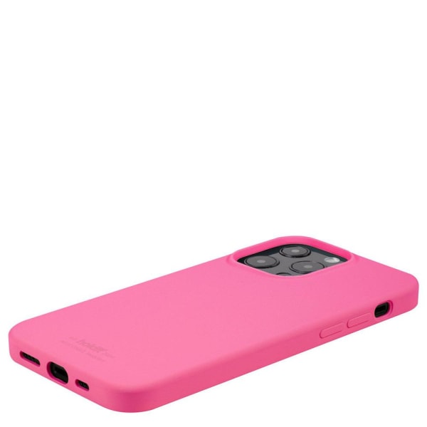 Holdit Mobilcover Silicone iPhone 13 Pro Bright Pink