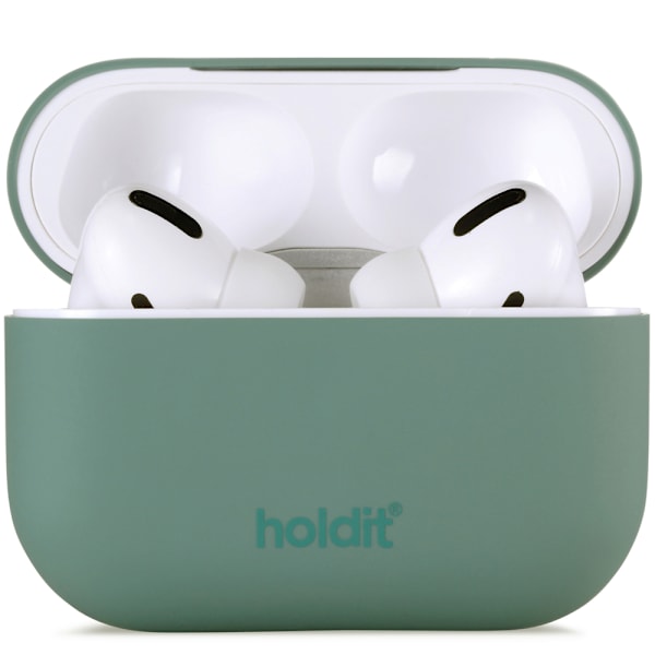 Holdit Silikonfodral AirPods Pro Nygård Moss Green