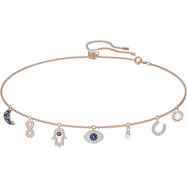 Symbolic Evil Eye Crystal Jewelry Collection for Women (Charm Nec